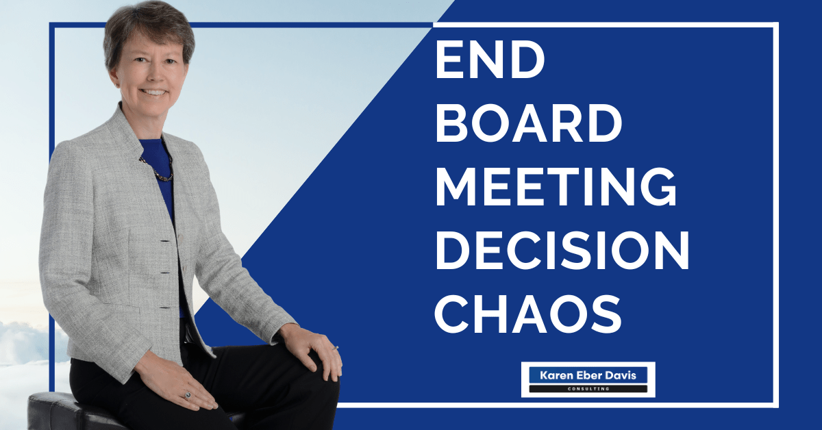 End Board Meeting Chaos: Put Your Board in the Right FRAME