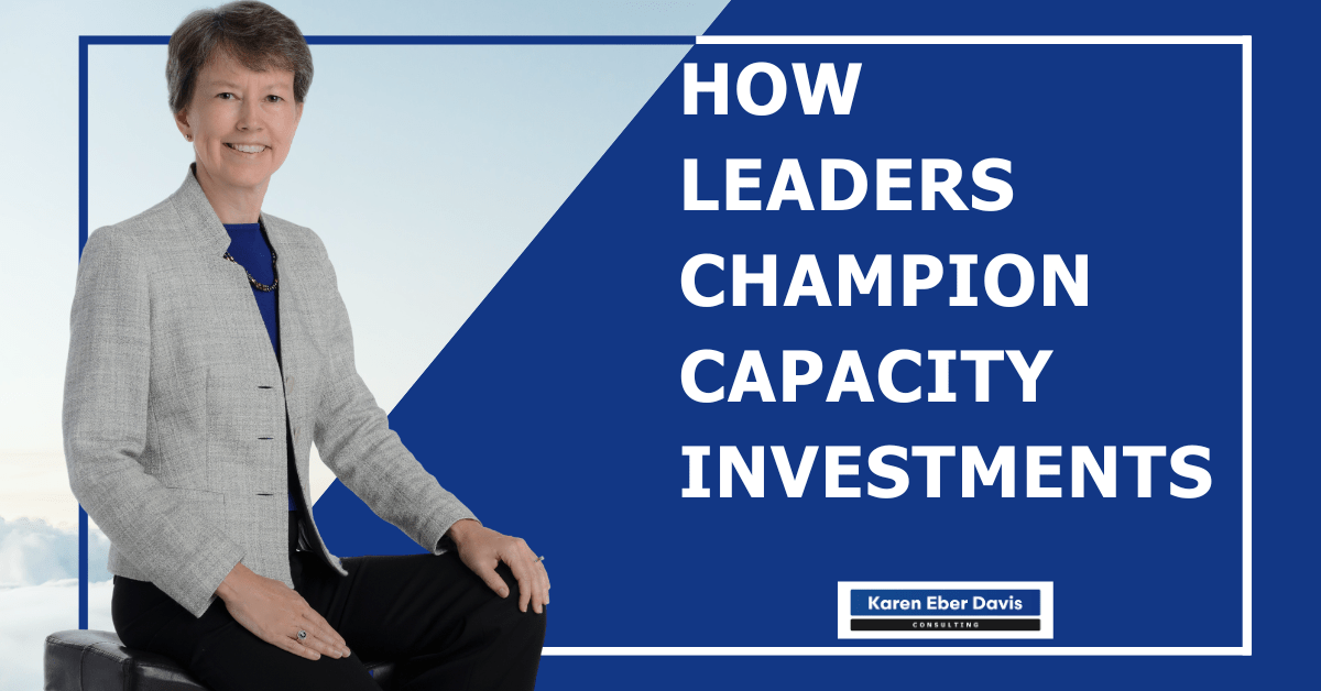 How Nonprofit Leaders Champion Capacity Investments